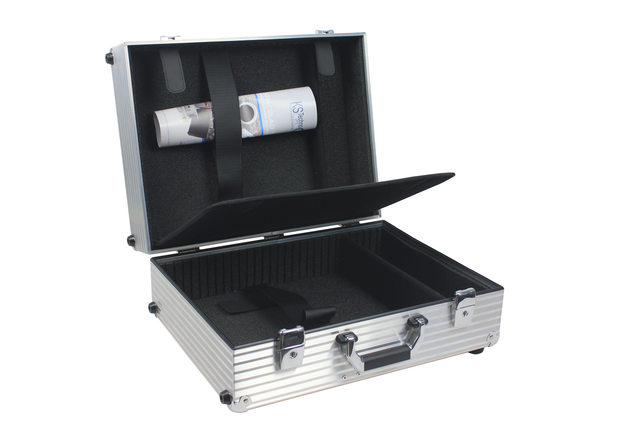 Werkzeugkoffer mit Trolley-Halterung